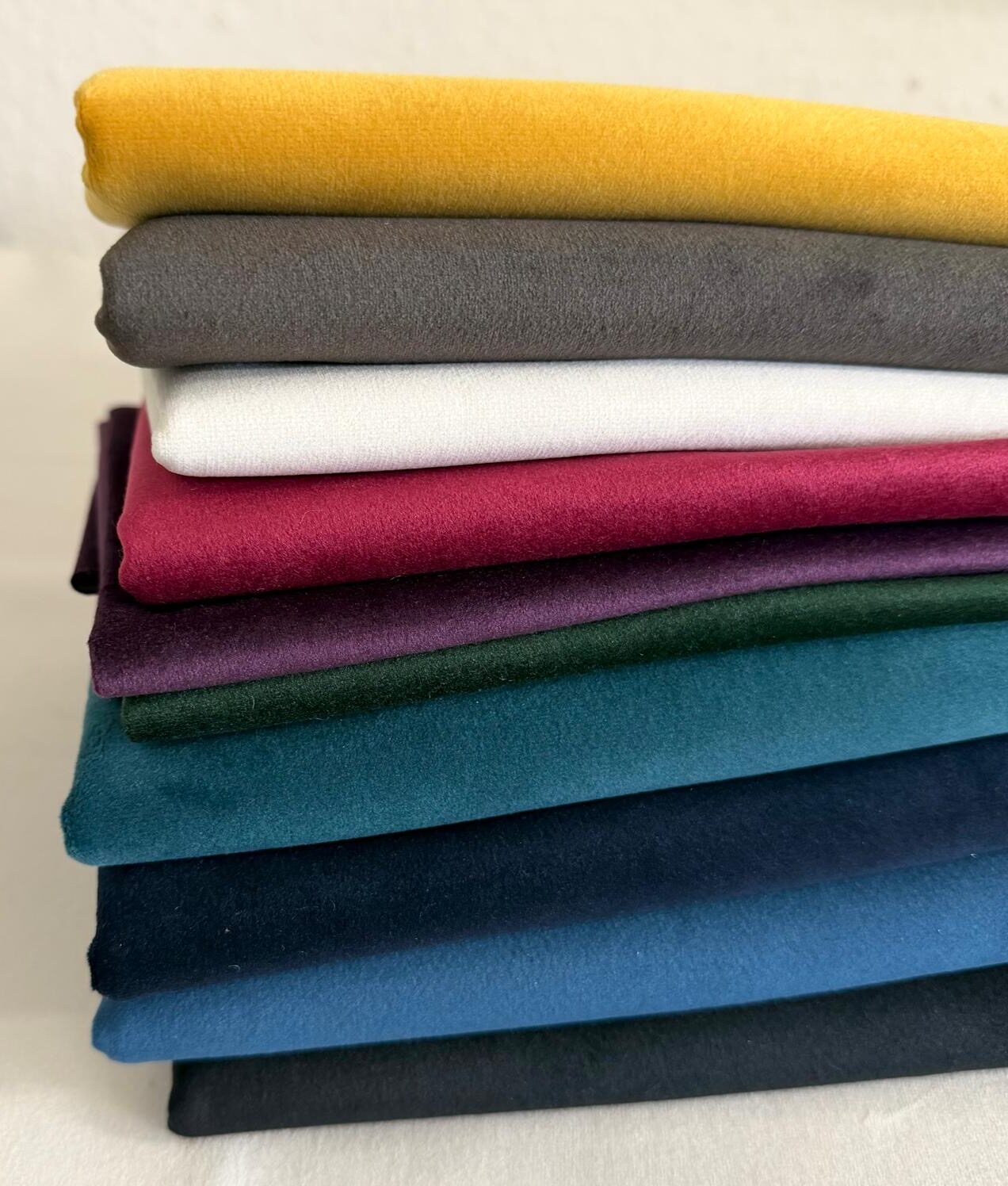1kg, 2kg or 3kg Fabric Offcuts Bundle Remnants – Premium Quality Upholstery Coloured Velvet