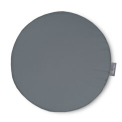 Circular / Round (38cm) Water Resistant Garden Seat Pad - Plain Grey